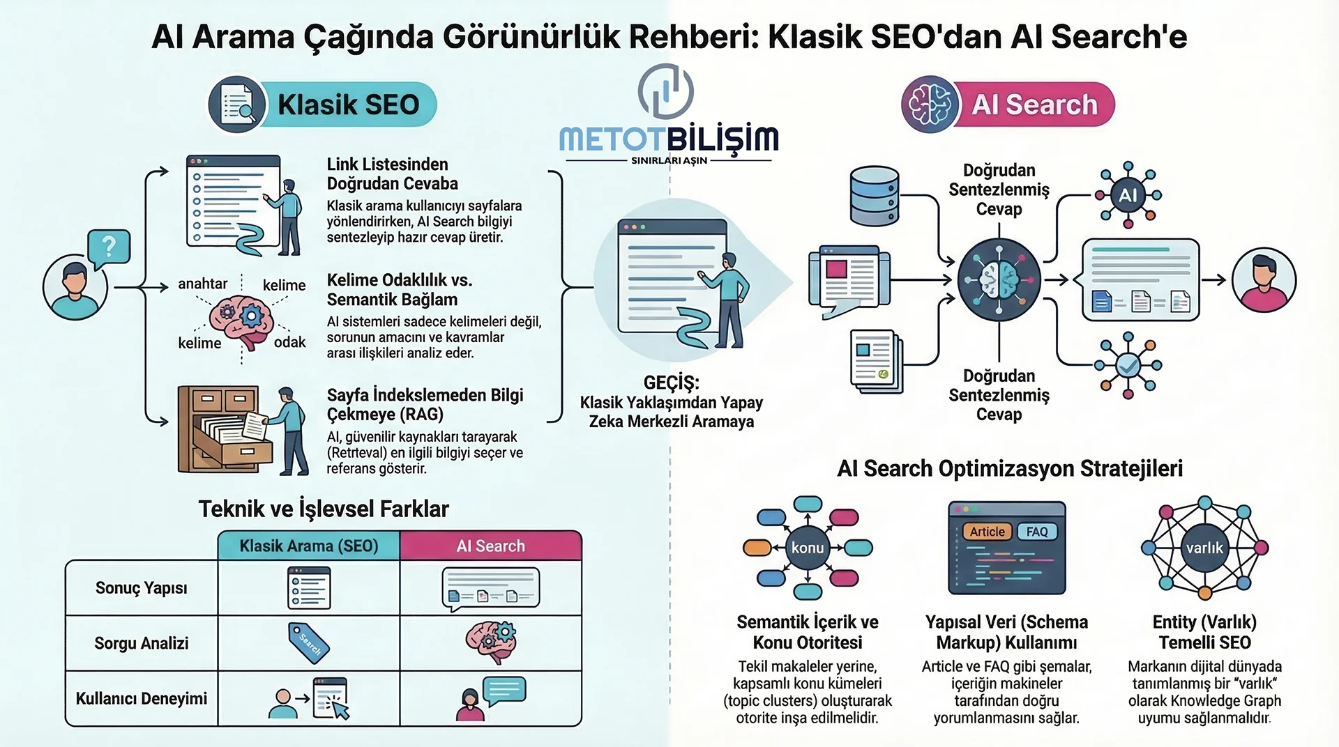 AI Search Nedir, Nasıl Çalışır ve Klasik Aramadan Farkı Nedir?