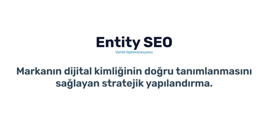 Entity SEO - Varlık Optimizasyonu