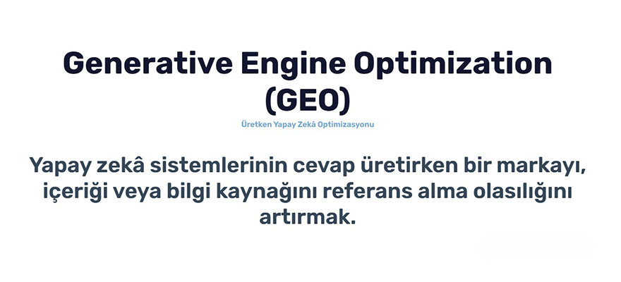 Generative Engine Optimization (GEO)